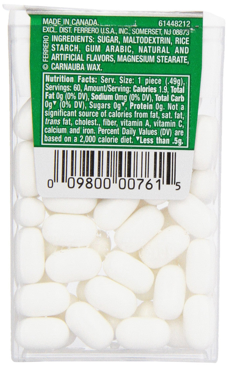 Tic Tac Mints, Freshmints Singles, 1 oz. (Pack of 12){Imported from Canada}