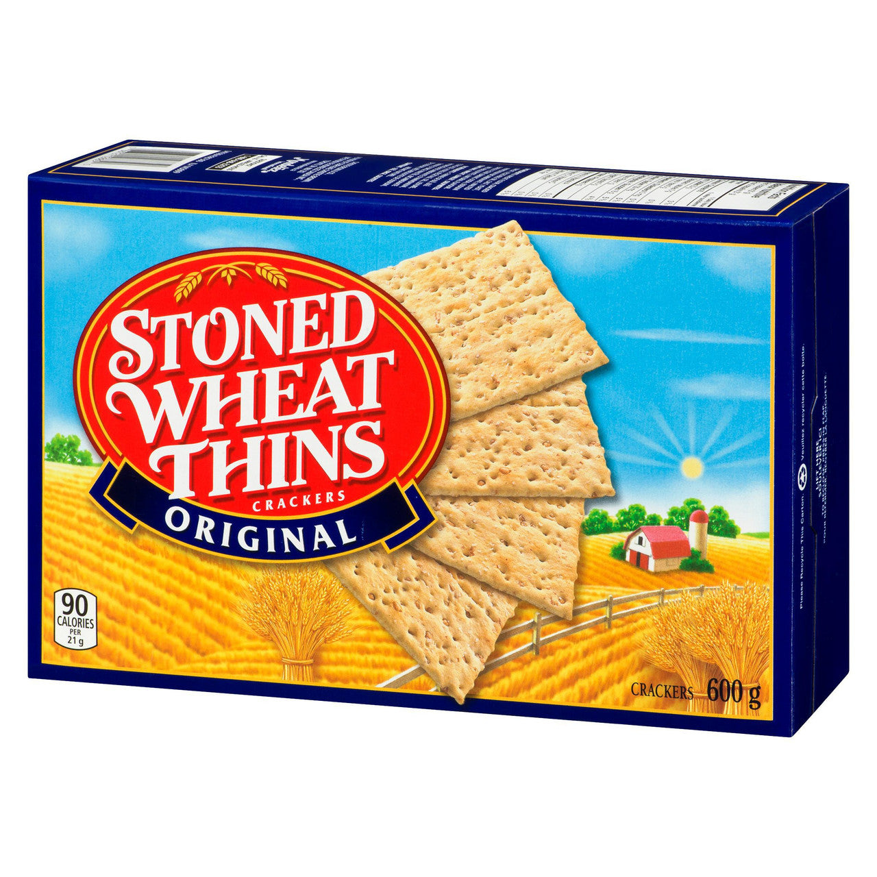 Christie Stoned Wheat Thins Original Crackers, 600g/21.2 oz., {Imported from Canada}