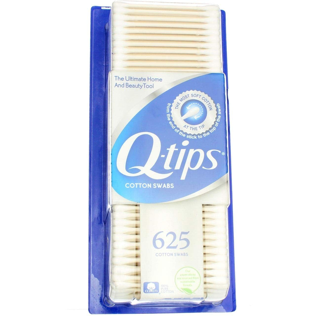 Q Tips Cotton Swab 625ct {Imported from Canada}