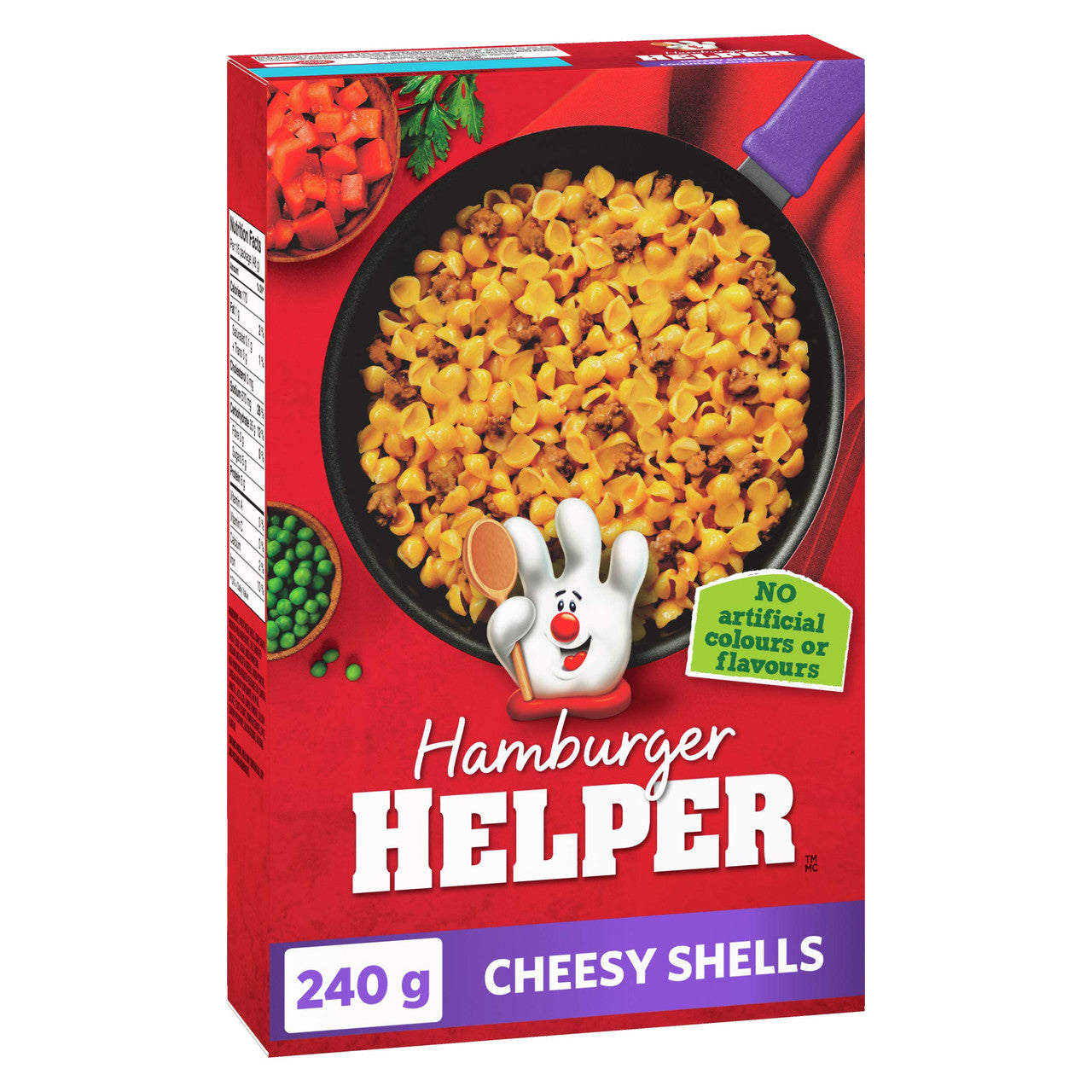 Hamburger Helper, Cheesy Shells, 240g/8.5oz., (12 Pack) {Imported from Canada}