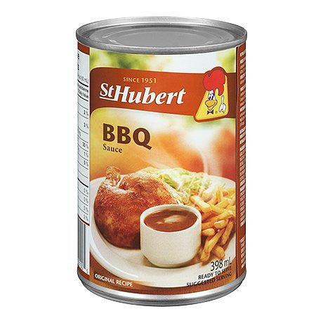 St Hubert, BBQ Sauce , 398ml/13.5 oz., Cans (Pack of 3) {Imported from Canada}