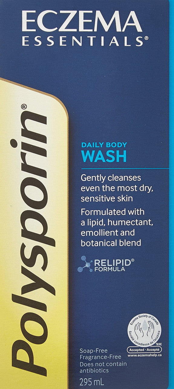 Polysporin Eczema Body Wash, 295ml/9.97oz {Imported from Canada}