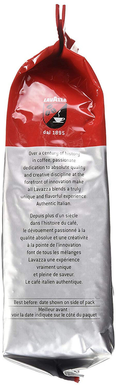 Lavazza Qualita Rossa, Italian Coffee Beans Expresso, 1kg/2.2lbs., {Imported from Canada}