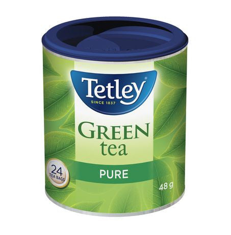 Tetley Pure Green Tea 24ct, 48g/1.7oz. (Imported from Canada)