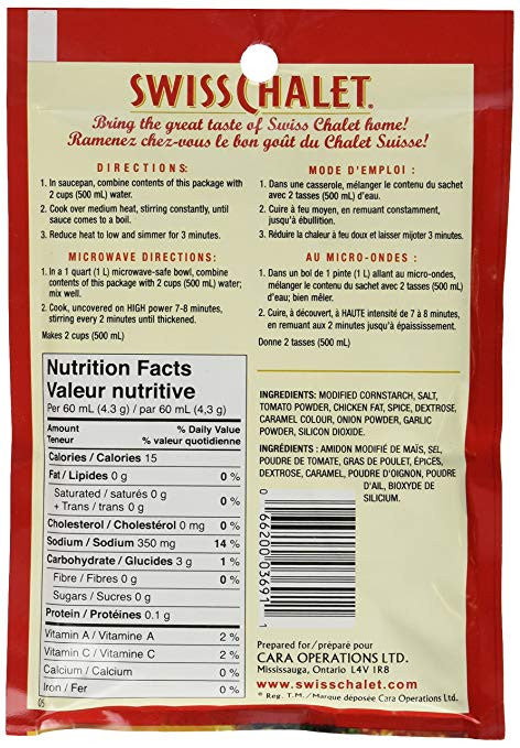 Swiss Chalet Dipping Sauce - 12x36g {Imported from Canada}