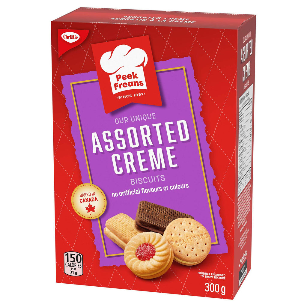 Christie Peek Frean Assorted Creme Cookies, 300g/10.6oz.(Imported from Canada)