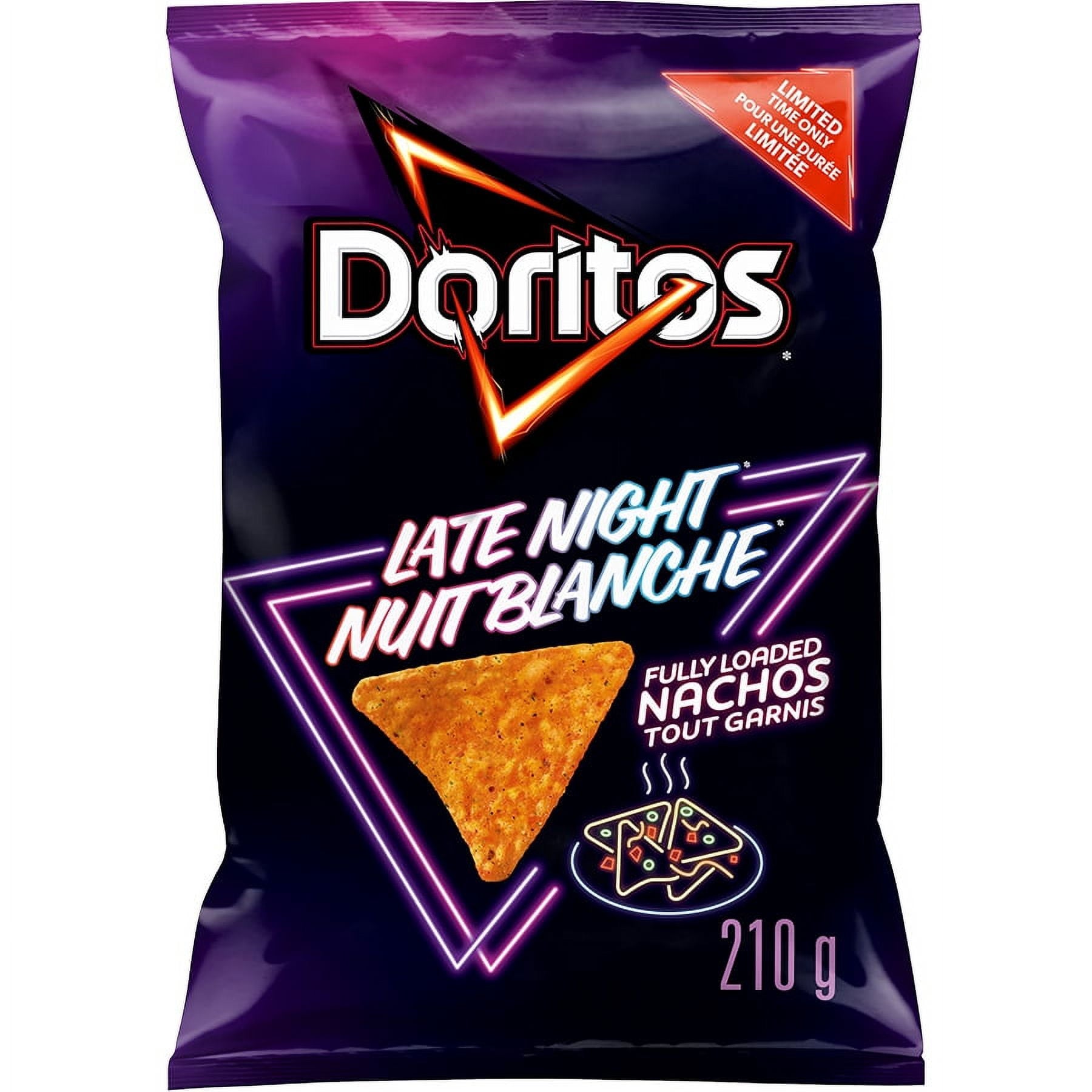 Doritos Late Night Fully Loaded Nachos Flavored Tortilla Chips, 210g/7. ...