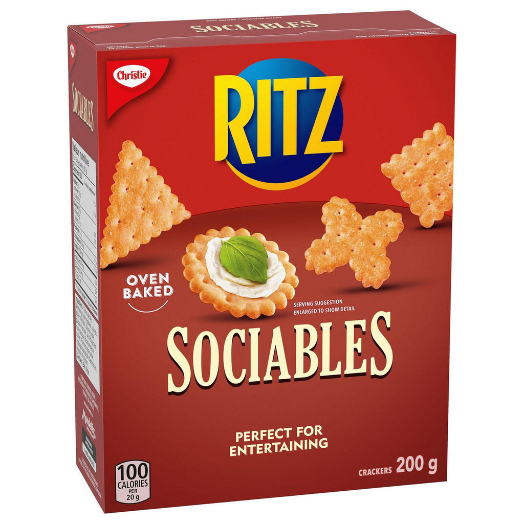 Christie Sociables Crackers, 200g/7.1 oz.,  {Imported from Canada}