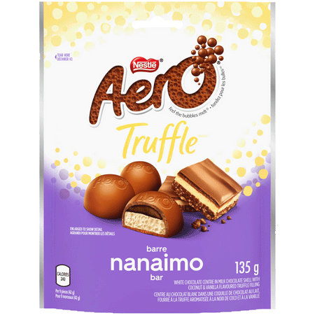 Nestle Aero Truffle Nanaimo Bar Mini's, 135g/4.8oz, (Imported from Canada)