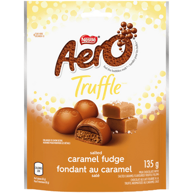 Nestle Aero Salted Caramel Fudge Mini's, 135g/4.8oz, (Imported from Canada)