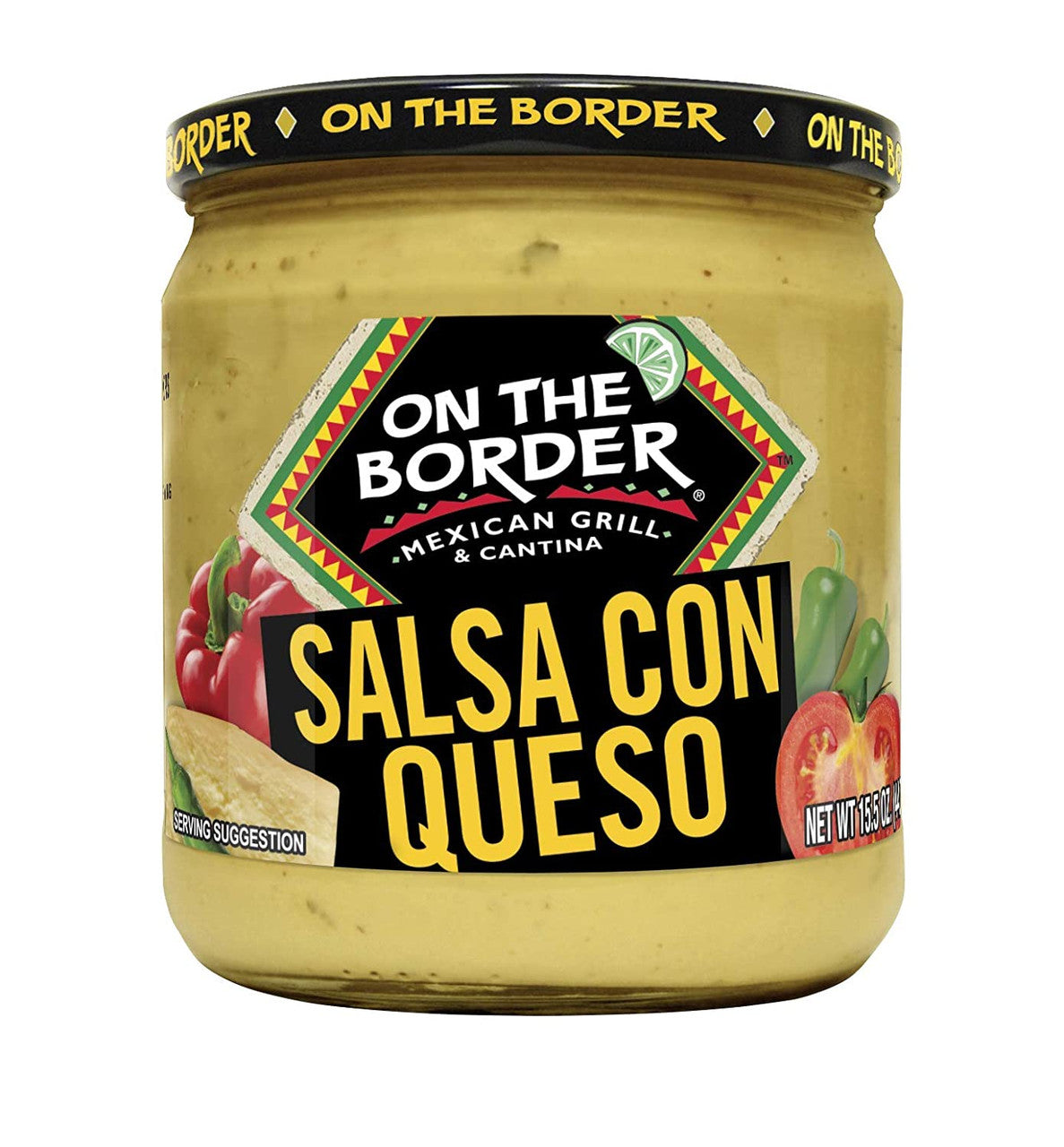 On The Border Salsa Con Queso, 439g/15.5 oz., {Imported from Canada}