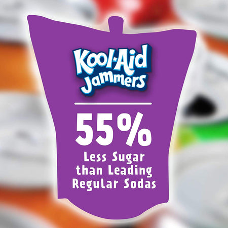 Kool-Aid Grape Jammers, 10 Pouches (10x 180ml/6.1 fl.oz) {Imported from Canada}