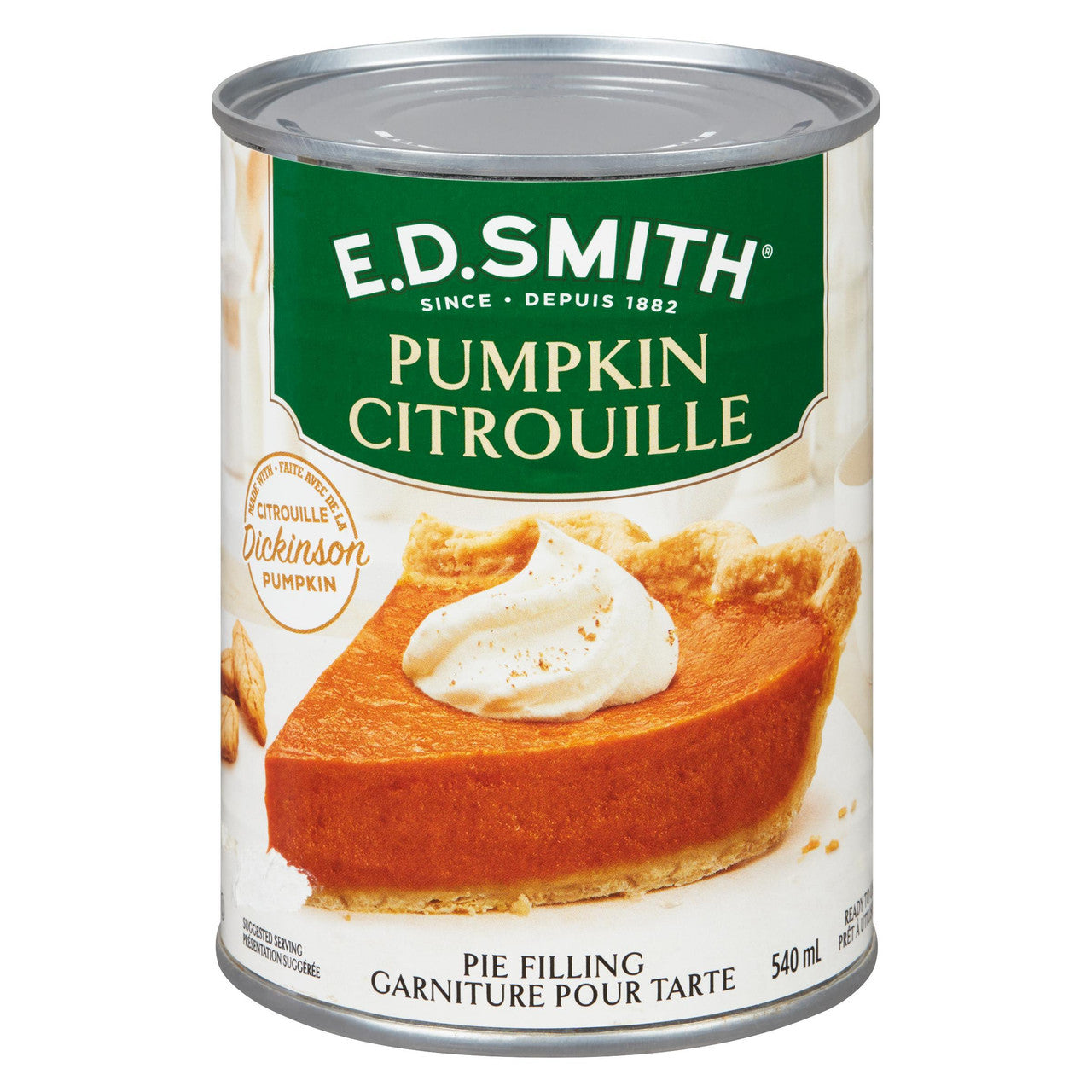 E.D. Smith Pumpkin Pie Filling, 540ml/18.9 oz. Can {Imported from Canada}