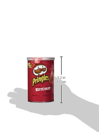Pringles Ketchup Potato Chips 68g/2.4oz, Cans, 12pk, {Imported from Canada}