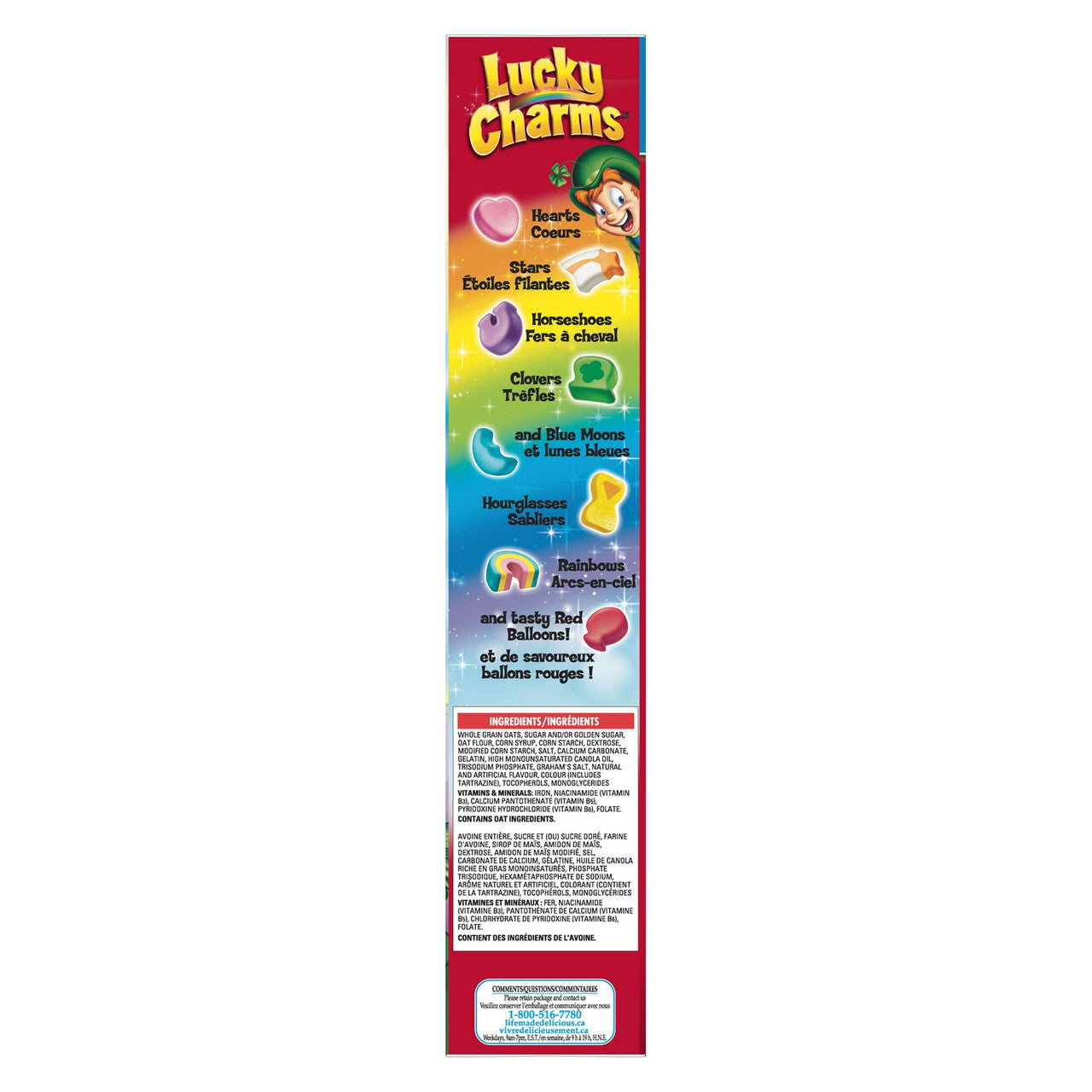 Lucky Charms Breakfast Cereal, 580g/20.45oz {Imported from Canada}