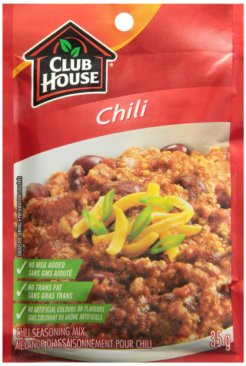 Club House Chili Seasoning Mix, 35g/1.2oz, {Imported from Canada}