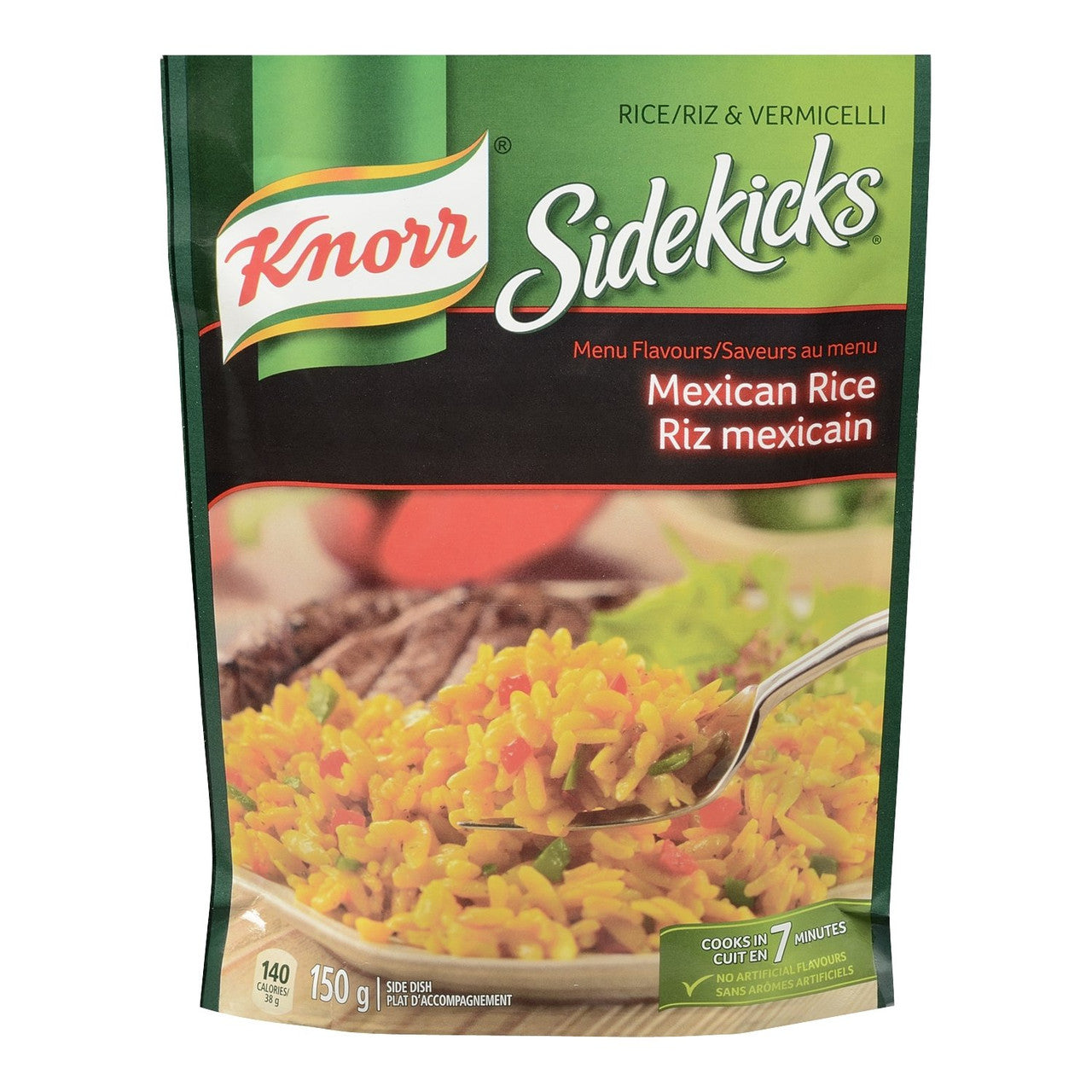 Knorr Sidekicks Mexican Rice 150g/5.3 oz., (8pk) {Imported from Canada}