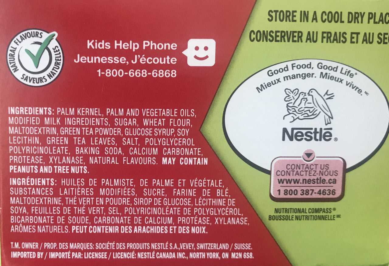 NESTLE Kit Kat Green Tea Chocolate 24ct x 35g/1.2 oz {Imported from Canada}