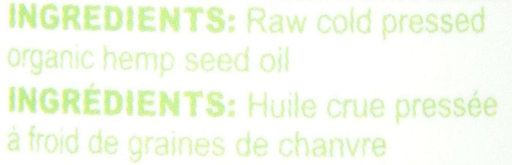 Manitoba Harvest Certified Organic Hemp Oil (250mL/8.5 oz.,) {Canadian}