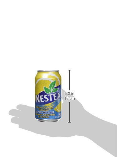 Nestea Lemon Soft Drinks, 341mL/11.5oz., cans, Pack of 12, {Imported from Canada}