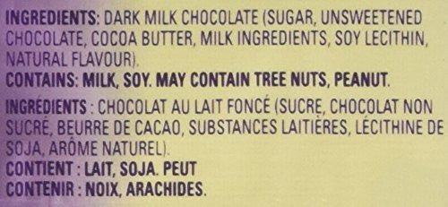 Cadbury Dark Milk Chocolate, 85 grams 3.0 ounces {Imported from Canada}