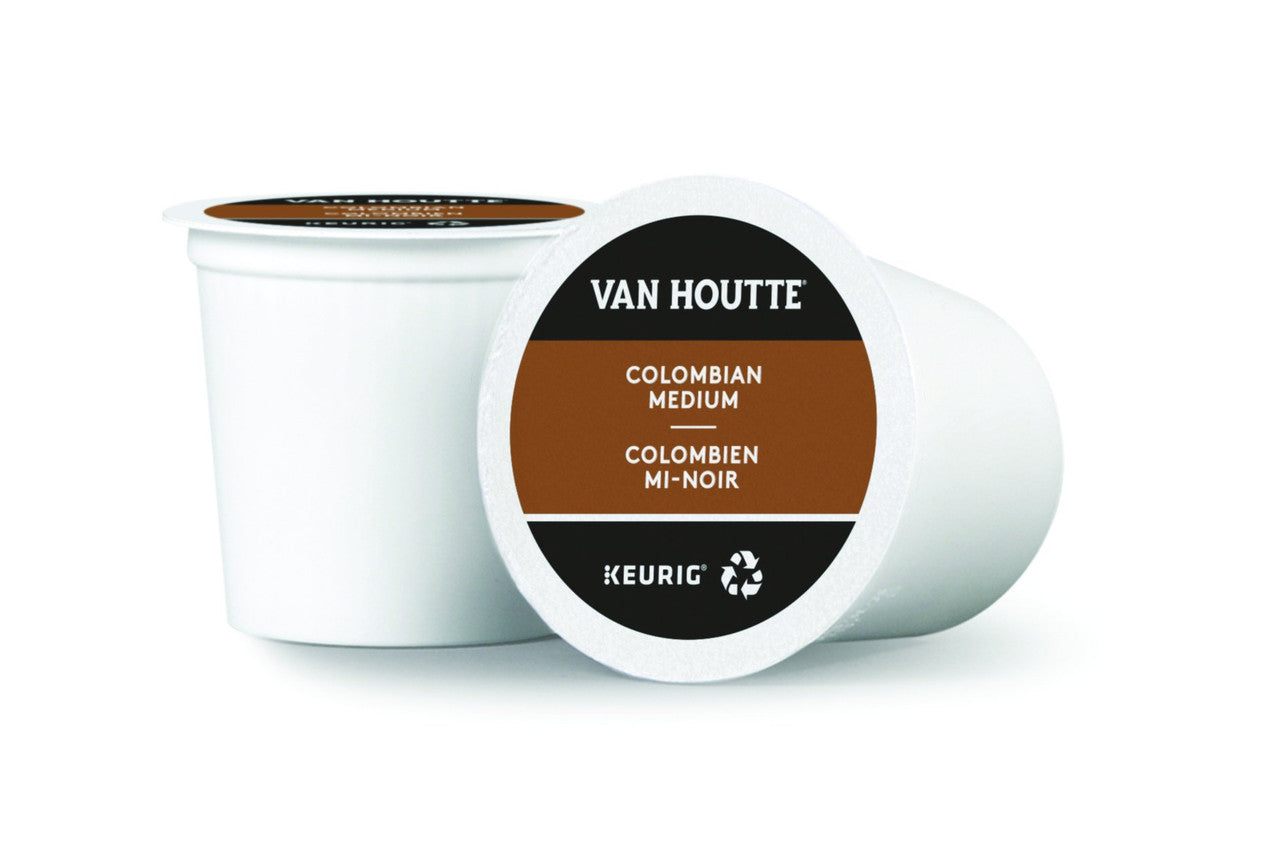 Van Houtte Colombian Medium K-Cup Pod, 30 Count {Imported from Canada}