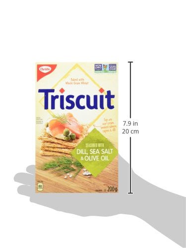 Christie Triscuit Dill Sea Salt & Olive Oil, 200g/7.1 oz., (Imported from Canada)