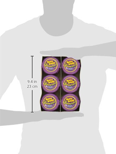 Hubba Bubba Bubble Tape, Gushing Grape, 6 Feet of Gum, 12 Count