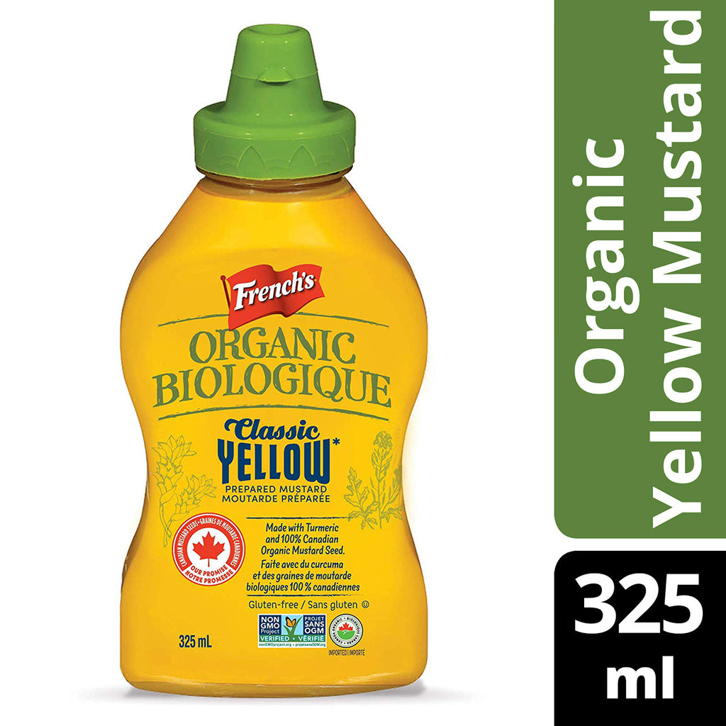 French's, Organic, Classic Yellow Mustard, 325ml/11oz., {Imported from Canada}