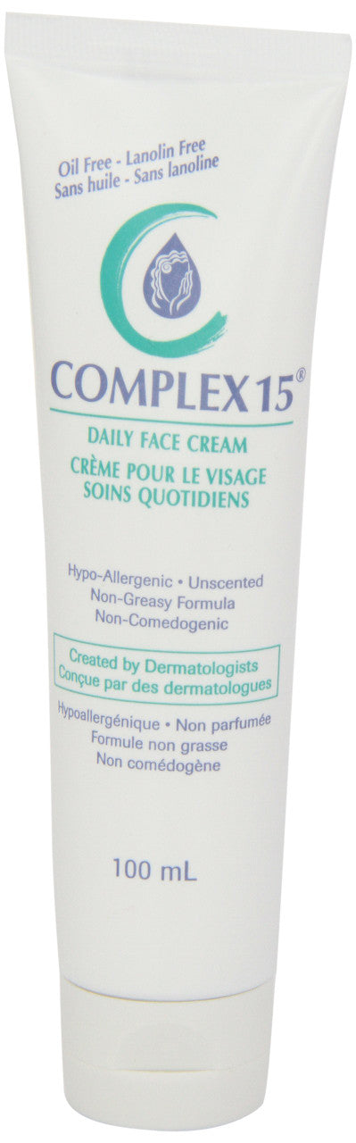 Complex 15 Daily Face Cream 3.4 Ounce (100ml) {Imported from Canada}