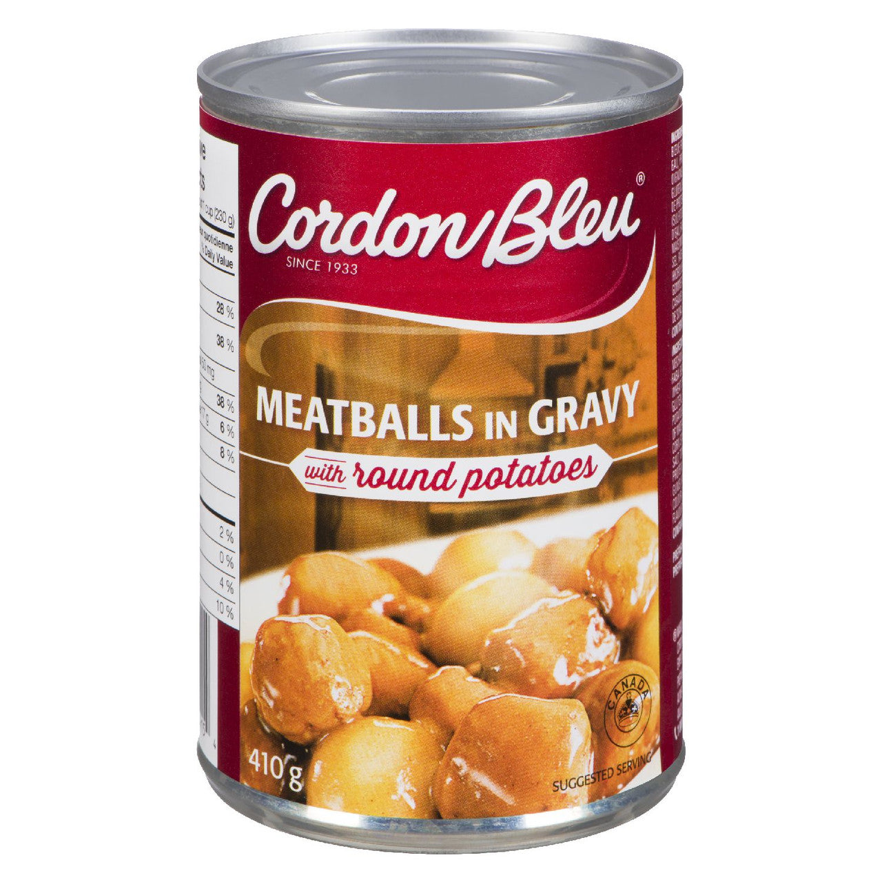 Cordon Bleu Meatballs in Gravy with Round Potatoes soup 410g/14.5 oz {Imported from Canada}