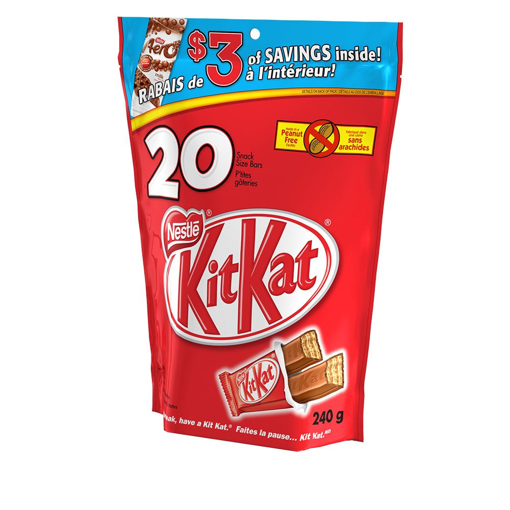 KIT KAT Minis, 20x12g, Multipack {Imported from Canada}