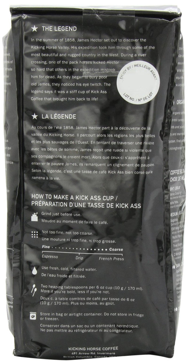 Kicking Horse Coffee, 454 Horse Power Blend, 1lb {Imported from Canada}