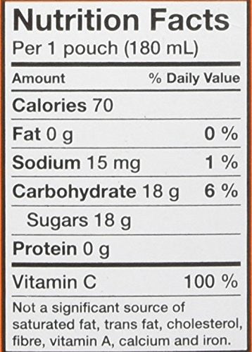 KOOL-AID Jammers Orange Juice, 10ct, 180ml, {Imported from Canada}