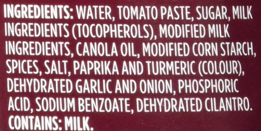 VH Butter Chicken Cooking Sauce, 341ml/11.5oz, Jar {Imported from Canada}