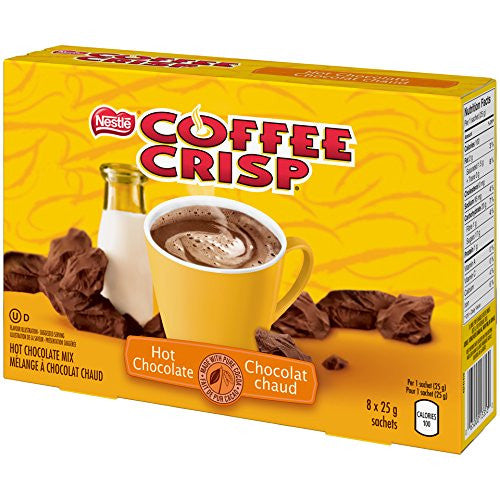 Nestle Coffee Crisp Hot Chocolate  8x25g sachets {Imported from Canada}