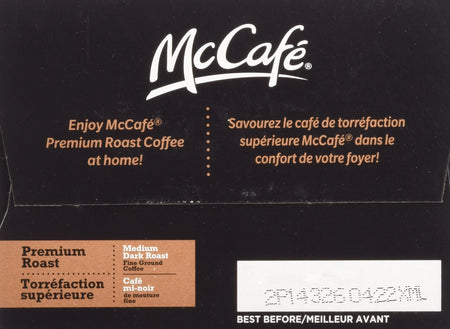 McCafe K-Cup Premium Coffee for Keurig, Medium Dark Roast, 12 Count, {Imported from Canada}