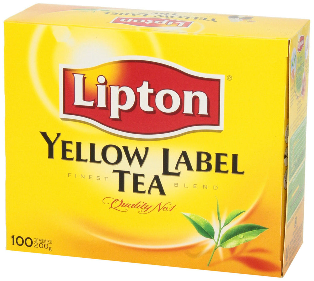 Lipton Yellow Label Tea, 200g/7.1oz - (100pk) {Imported from Canada}