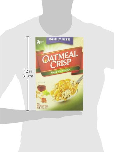 Oatmeal Crisp Maple Nut Flavour Cereal, 619g/21.6 oz., Box {Imported from Canada}