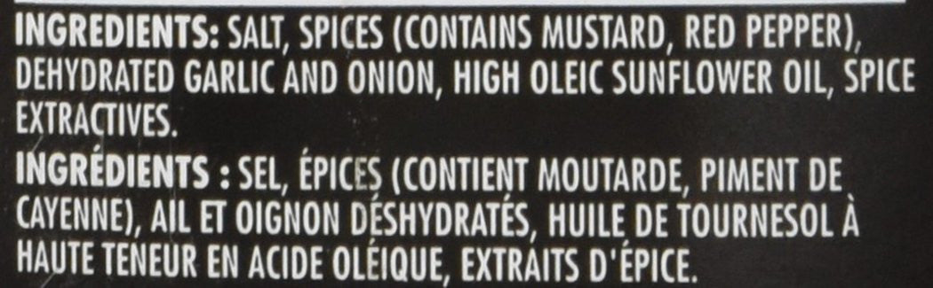 Club House La Grille Montreal Steak Spice, 825g/29.1oz. {Imported from Canada}