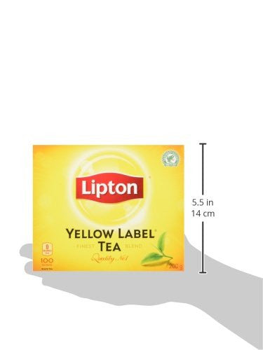 Lipton Yellow Label Tea, 200g/7.1oz - (100pk) {Imported from Canada}