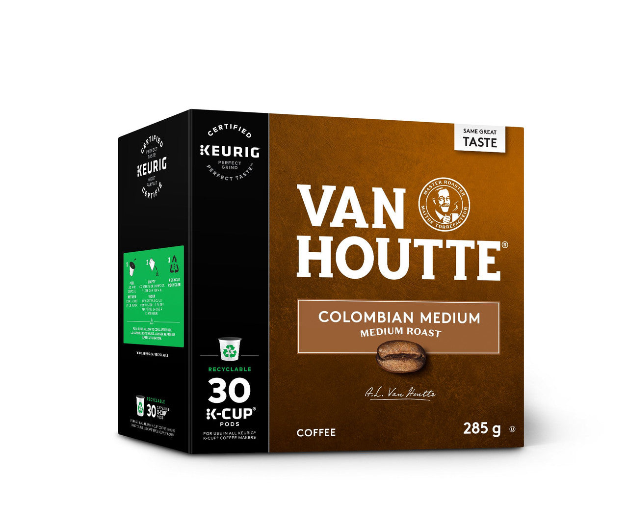 Van Houtte Colombian Medium K-Cup Pod, 30 Count {Imported from Canada}