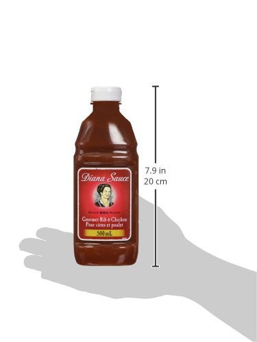 DIANA Sauce, Rib and Chicken, 1ct, 500ml/16.90oz  {Imported from Canada}