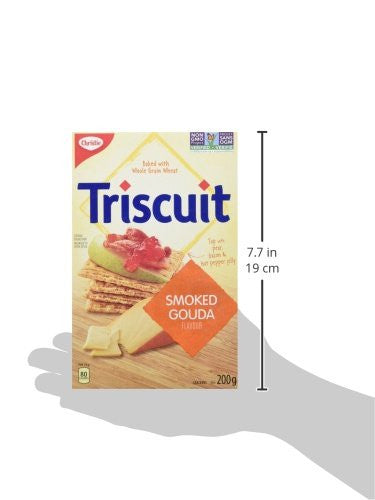 Christie Triscuit Smoked Gouda Crackers, 200g/7.1 oz., (Imported from Canada)