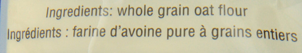 Only Oats Pure Whole Grain Oat Flour, 1Kg/2.2 lbs. {Imported from Canada}