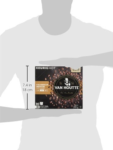 Van Houtte Colombian Medium K-Cup Pod, 30 Count {Imported from Canada}