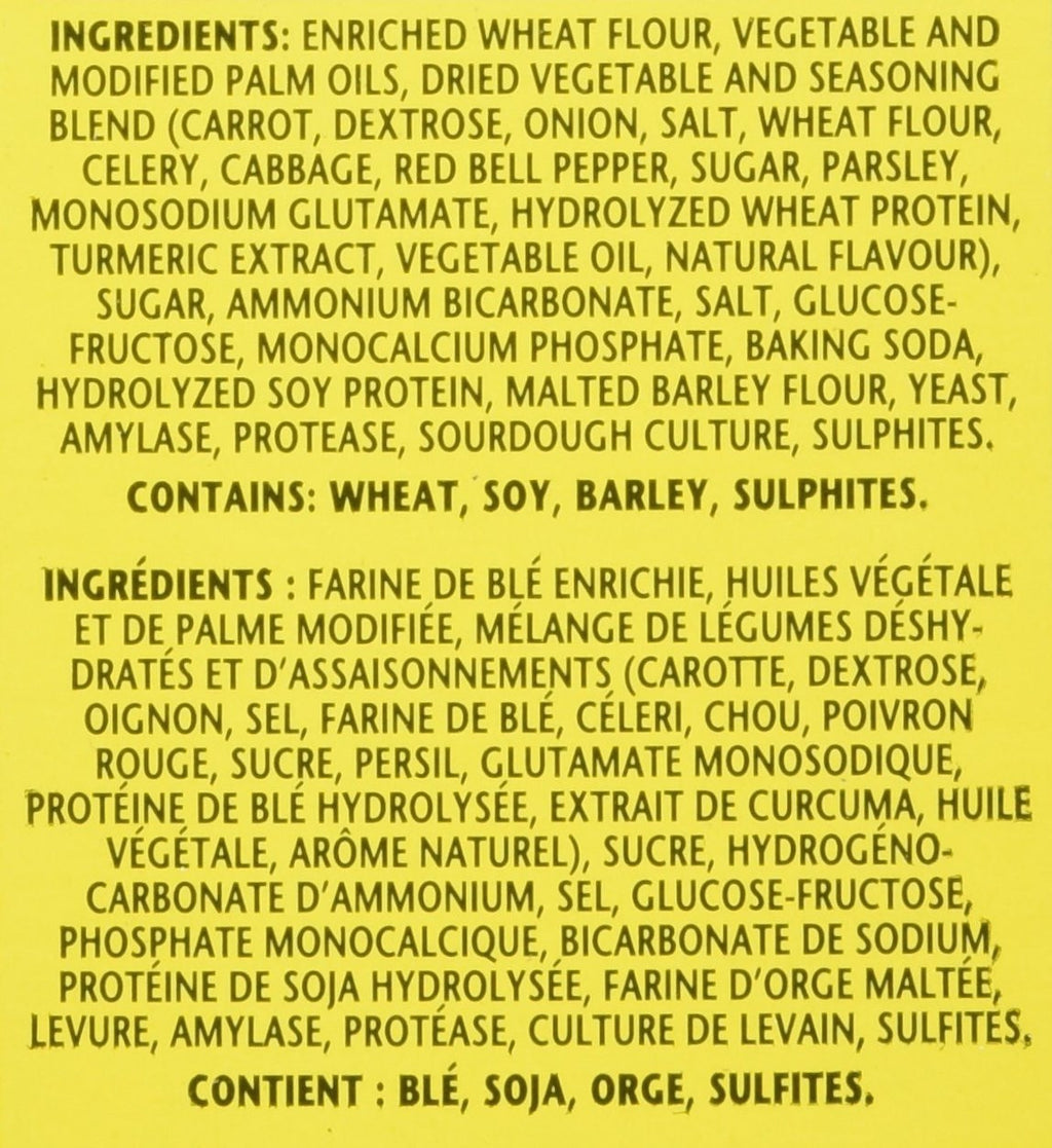 Christie Vegetable Thins, 40% Less Fat, Crackers, 200g/7oz., {Imported from Canada}