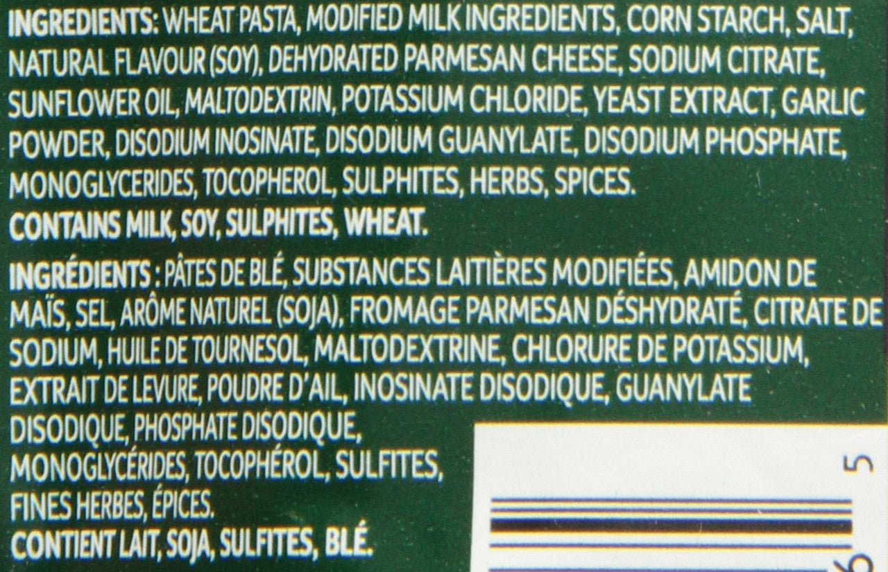 Knorr Sidekicks Creamy Parmesan Pasta 124g - Imported from Canada