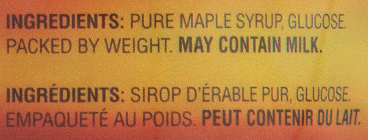 LB Maple Treat Hard Leaf Shaped Candy 140g 5oz. {Imported from Canada}