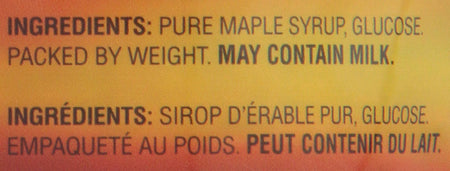 LB Maple Treat Hard Leaf Shaped Candy 140g 5oz. {Imported from Canada}